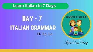 🔴Live Learn Basic Italian in 7 Days  easy way Learn Italian  Italian class for beginners A1 [upl. by Lairret854]