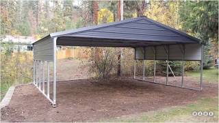 Rustic Carport Ideas [upl. by Dnomyaw]