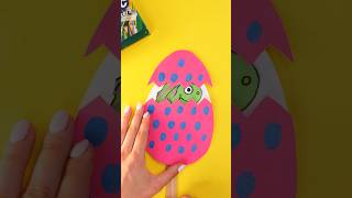 DIY Hatching Baby Dinosaur Craft for Kids Play Time 🦕 [upl. by Rockafellow]