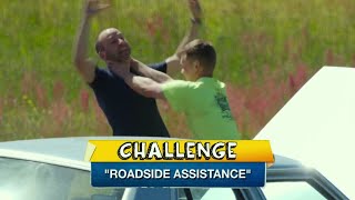 Impractical Jokers The Movie Murr Pretends To Get Strangled RoadsideAssistance [upl. by Oinoitna]