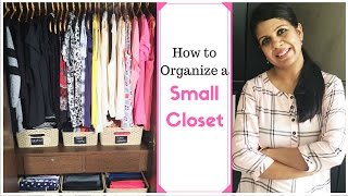 How To Organize A Small Closet Closet organization Ideas [upl. by Aciretehs]