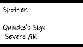 Quinckes Sign  Severe AR  Valvular Heart Disease  Clinical Cardiology [upl. by Buck]