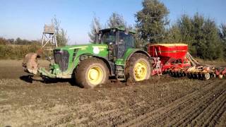 Power John Deere 8530 Vaderstad spirit 600s [upl. by Nairret]