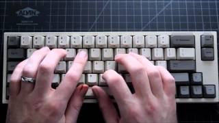 TYPING TEST Leopold FC660C Topre [upl. by Ahseinaj]