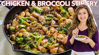 One Pan Chicken and Broccoli Stir Fry  Dinner in 30 Minutes [upl. by Honoria779]