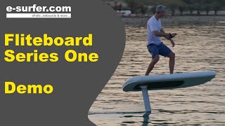 Fliteboard Series One electric foil review [upl. by Ellehcsar]