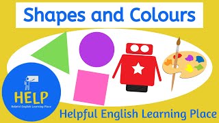 My Robot Shapes Colours and Numbers  Vocabulary and Sentences [upl. by Bruns]