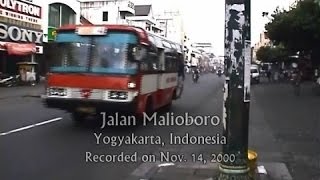 Tahun 2000  Jalan Malioboro Yogyakarta Indonesia [upl. by Adnima]