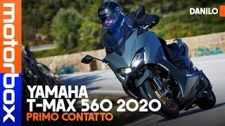 Yamaha Tmax 2020  La prova della versione full optional Tech Max [upl. by Shipman144]