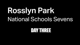 LIVE  Rosslyn Park national schools sevens 2024  day three [upl. by Naryt]