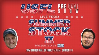 LIVE USFL Championship PreGame Show from SummerStock II  USFL Podcast LIVE [upl. by Irehc56]