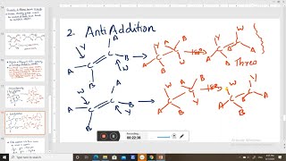 Electrophilic Addition Reaction Mechanism Problems and Stereo chemistry AJT Chemistry [upl. by Bower]