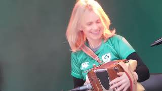 Sharon Shannon Performing jigs Including Blackbird At The London St Patricks Celebration120323 [upl. by Nosnaj]