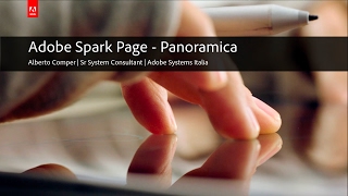 Adobe Spark Page  Panoramica [upl. by Harrell]