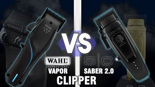 Wahl Vapor Clipper vs Stylecraft Saber 20 Clipper WHICH ONE WINS [upl. by Wyatt714]