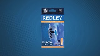 KEDLEY Active Elasticated Elbow  Information amp Fitting Instructions [upl. by Esadnac]