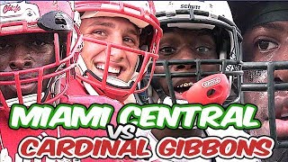 South Florida Football  🔥🌴 Miami Central vs Cardinal Gibbons  Nationally Ranked Showdown [upl. by Lorollas]