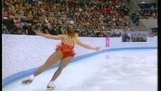 Tonya Harding USA  1994 Lillehammer Figure Skating Ladies Technical Program [upl. by Lindblad702]