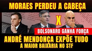 A MAIOR BAIXARIA MORAES PERDEU A CABEÇA QUEBROU O PAU COM MENDONÇA E MORAES NO STF DEPUTADO FALA [upl. by Htebzile]