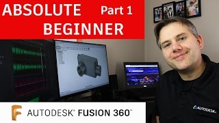 Fusion 360 Tutorial for Absolute Beginners— Part 1 [upl. by Anirtek900]