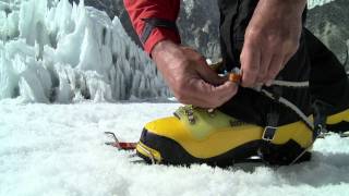 Whittaker Mountaineering Product in Action Koflach Arctis Expe Boots [upl. by Kristianson992]