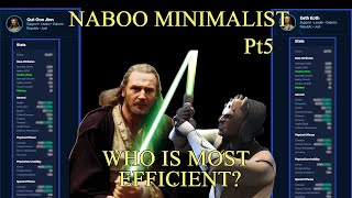 Naboo Raid Minimalist Pt 5  Eeth Koth Viability v QuiGon  Synergy or Facepalm [upl. by Nibot672]