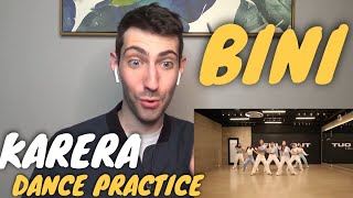 BINI  Karera Dance Practice  REACTION [upl. by Ybrik]