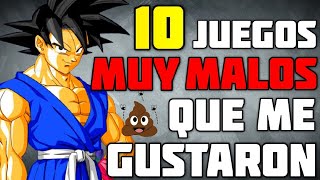 💩 10 JUEGOS MUY MALOS QUE A MI ME GUSTARON 💩 [upl. by Hodges636]