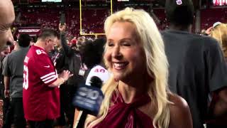 Brock Purdys mom speaks out on her sons NFC title win and Super Bowl bound 49ers [upl. by Hentrich836]