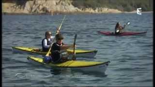 Kayak de mer autour de Porquerolles et Port Cros  Emission Thalassa 17 avril 2015 [upl. by Aed]