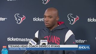 Texans coach DeMeco Ryans talks about playing in cold weather [upl. by Netaf515]