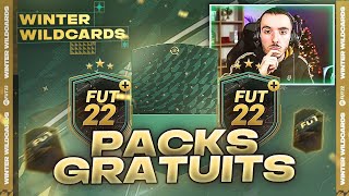 OBTENIR DES PACKS GRATUITS AVEC LES JETONS WINTER WILDCARDS  FIFA 22 Ultimate Team [upl. by Sachsse]