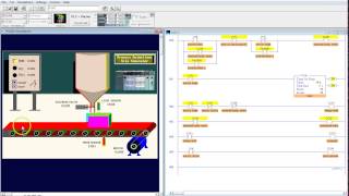 LogixPro PLC simulator  Silo simulation solution [upl. by Bond]