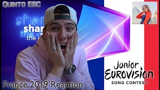 Carla  Bim Bam Toi Reaction  Junior Eurovision 2019 France  Quinto ESC [upl. by Jackelyn54]