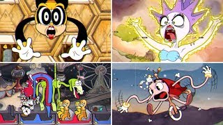 Cuphead  All Boss Transformations [upl. by Ahseital]