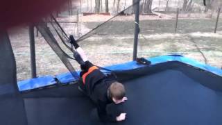 Epic trampoline net fail 2 [upl. by Reuven948]