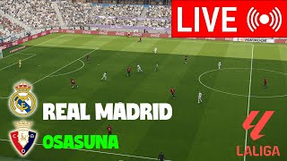 🔴En Vivo  Real Madrid vs Osasuna I LaLiga Live Football Match Streaming Today eFootball Pes 21 [upl. by Bordiuk]