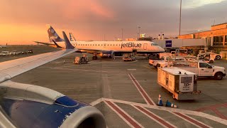 Sunrise Landing Boston — JetBlue Airways — ERJ190 — LGABOS — N307JB [upl. by Seigel897]