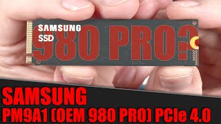 Samsung OEM 980 Pro PM9A1 SSD  Benchmark amp Hastighedstest Dansk [upl. by Ailgna]