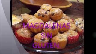 Magdalenas Sin Gluten Esponjosas y Rápidas [upl. by Nipha167]