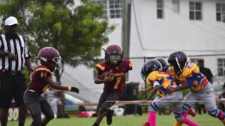 Ashton Smith 7u 2019 football Highlights [upl. by Adnirim]