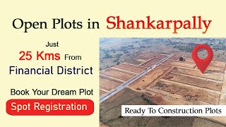 Open Plots In Shankarpally  Ready To Construction Plots  Near to Neopolis [upl. by Eisaj]