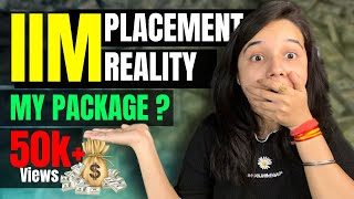 Placement Process In IIM  Revealing my Package 💰🤯  Ankusha Patil [upl. by Aek965]