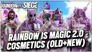 Rainbow Is Magic 20 Cosmetics NEW  OLD SKINS  Showcase INGAMERainbow Six Siege [upl. by Sible]