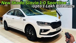 2024 Skoda Slavia 10 Sportline Full Detailed Review ❤️ Most Value For Money Variant ✅ Sportline [upl. by Olivie]