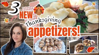 3 ALL NEW Thanksgiving Appetizers  Easy amp Quick Appetizers to make this Holiday Season [upl. by Ettennek320]