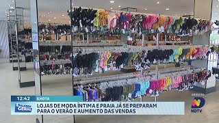 Ilhota lojas de moda praia e intima revelam tendências para o verão [upl. by Lebiralc]