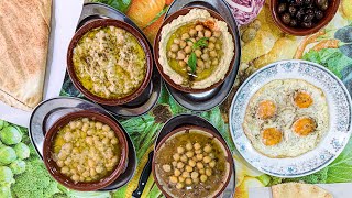 Traditional Hummus Authentic Foul Lebanese Breakfast حمص تقليدي ، فول أصلي ؛ إفطار لبناني فريد [upl. by Ttergram716]