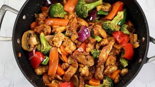 Perfect Chicken Stir Fry  Chicken Vegetable Stir Fry [upl. by Kyla769]