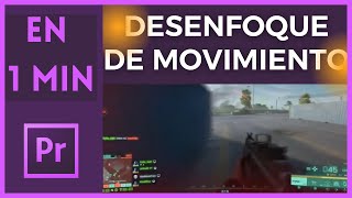 🏃💨 Efecto Desenfoque de Movimiento en Adobe Premiere Pro Tutorial  Motion Blur [upl. by Peugia]